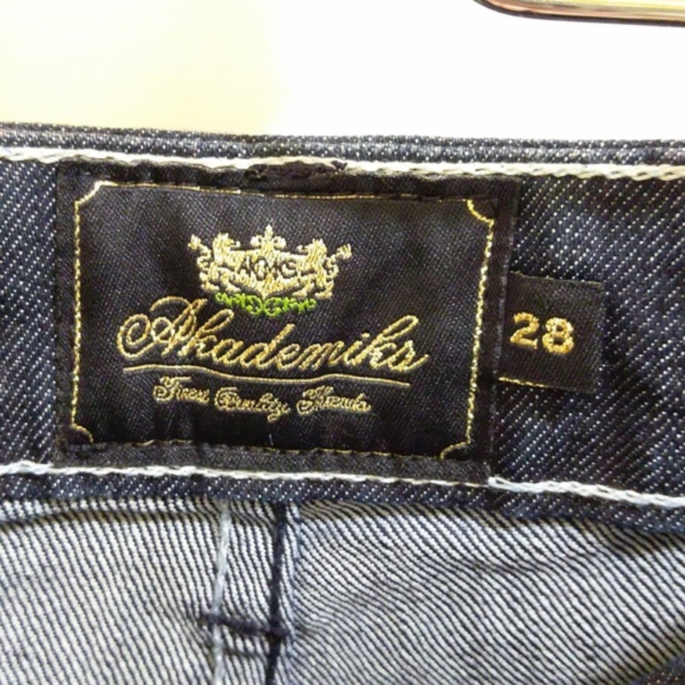 High-Waisted Razor Dark Wash Jeans - Skinny or Boot Cut - NWT - Sz 28 - Picture 6 of 9
